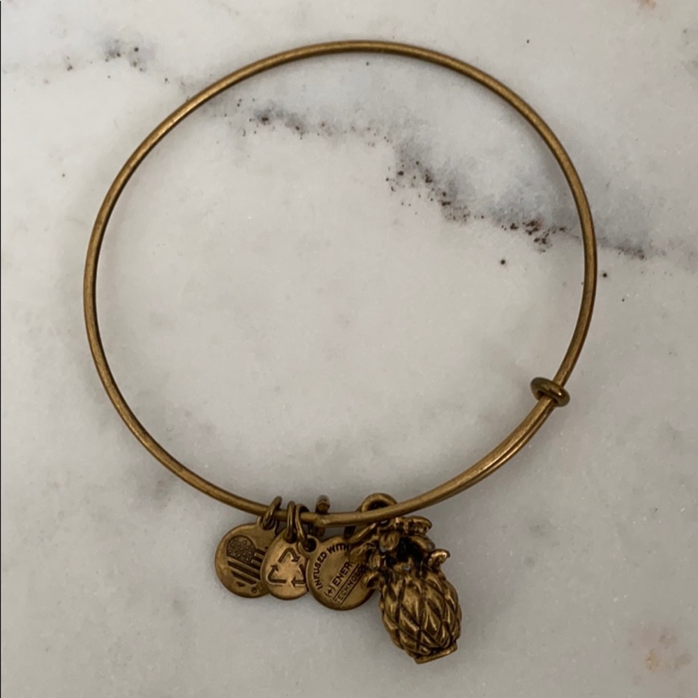Genuine Alex and Ani Pineapple bracelet